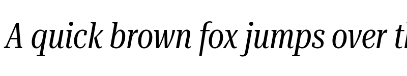 Preview of Roboto Serif 120pt ExtraCondensed Italic font