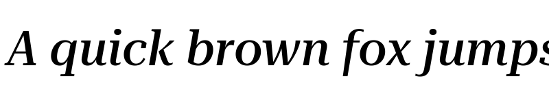 Preview of Roboto Serif 120pt Medium Italic font