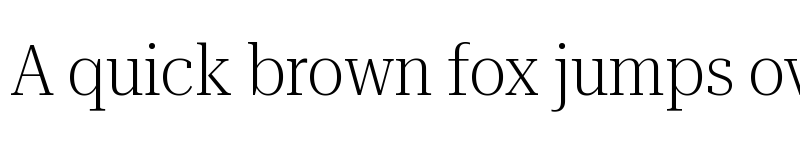 Preview of Roboto Serif 120pt SemiCondensed ExtraLight font