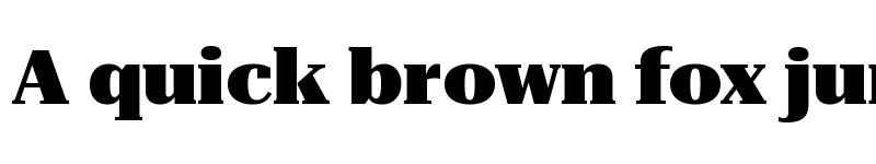 Preview of Roboto Serif 120pt SemiExpanded Black font