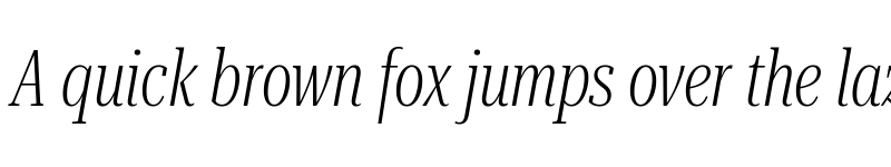 Preview of Roboto Serif 120pt UltraCondensed ExtraLight Italic font