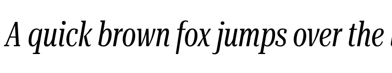 Preview of Roboto Serif 120pt UltraCondensed Italic font