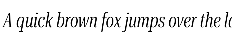 Preview of Roboto Serif 120pt UltraCondensed Light Italic font