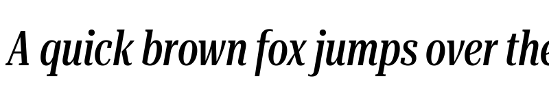 Preview of Roboto Serif 120pt UltraCondensed Medium Italic font