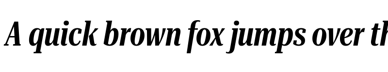 Preview of Roboto Serif 120pt UltraCondensed SemiBold Italic font