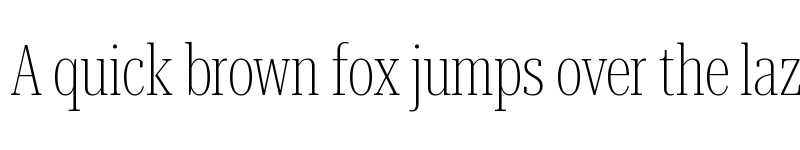 Preview of Roboto Serif 120pt UltraCondensed Thin font