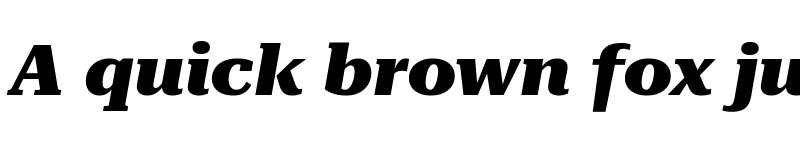 Preview of Roboto Serif 28pt Expanded ExtraBold Italic font