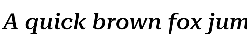 Preview of Roboto Serif 28pt Expanded Medium Italic font