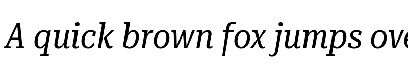 Preview of Roboto Serif 28pt ExtraCondensed Italic font