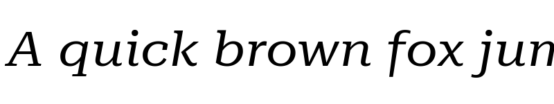 Preview of Roboto Serif 28pt ExtraExpanded Italic font
