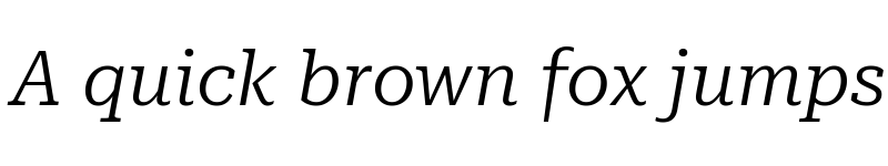 Preview of Roboto Serif 28pt Light Italic font