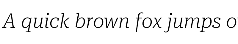 Preview of Roboto Serif 28pt SemiCondensed ExtraLight Italic font