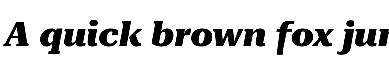 Preview of Roboto Serif 28pt SemiExpanded ExtraBold Italic font