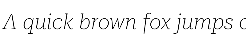 Preview of Roboto Serif 28pt Thin Italic font