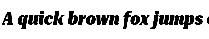 Preview of Roboto Serif 28pt UltraCondensed Black Italic font