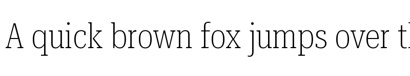 Preview of Roboto Serif 28pt UltraCondensed Thin font