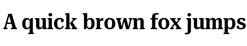 Preview of Roboto Serif 36pt Condensed SemiBold font