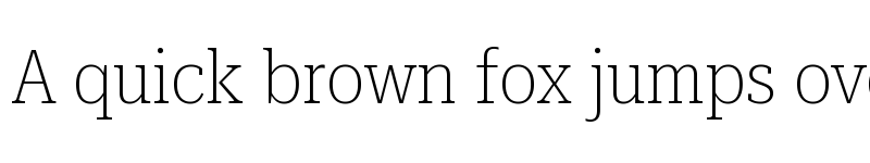 Preview of Roboto Serif 36pt Condensed Thin font