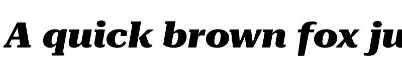 Preview of Roboto Serif 36pt Expanded ExtraBold Italic font