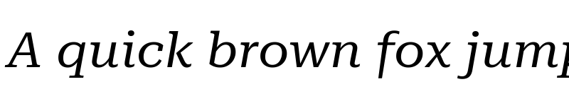 Preview of Roboto Serif 36pt Expanded Italic font