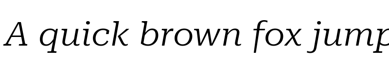 Preview of Roboto Serif 36pt Expanded Light Italic font