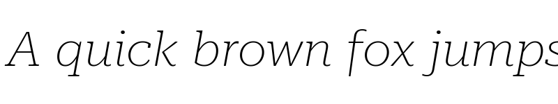 Preview of Roboto Serif 36pt Expanded Thin Italic font
