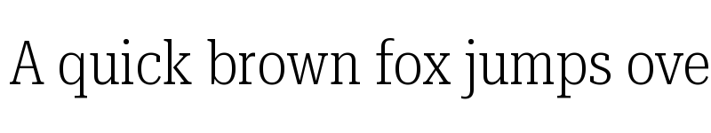 Preview of Roboto Serif 36pt ExtraCondensed ExtraLight font