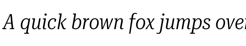 Preview of Roboto Serif 36pt ExtraCondensed Light Italic font