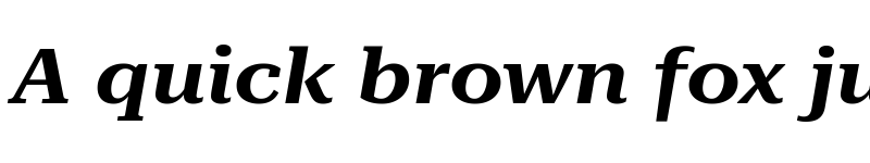 Preview of Roboto Serif 36pt ExtraExpanded SemiBold Italic font