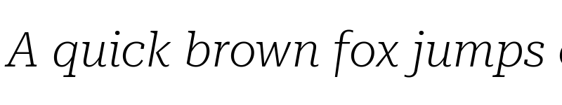 Preview of Roboto Serif 36pt ExtraLight Italic font