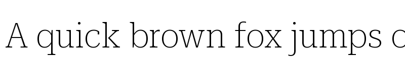 Preview of Roboto Serif 36pt SemiCondensed Thin font