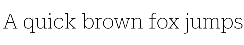 Preview of Roboto Serif 36pt Thin font