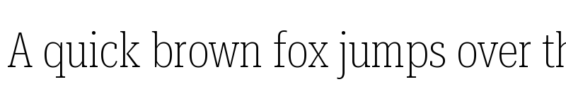 Preview of Roboto Serif 36pt UltraCondensed Thin font