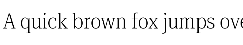 Preview of Roboto Serif 72pt Condensed ExtraLight font