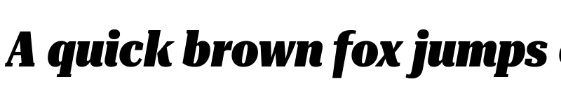 Preview of Roboto Serif 72pt ExtraCondensed Black Italic font