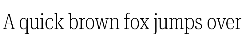 Preview of Roboto Serif 72pt ExtraCondensed ExtraLight font