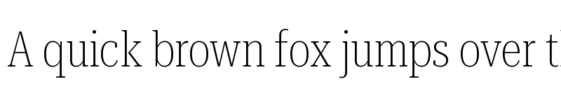 Preview of Roboto Serif 72pt ExtraCondensed Thin font
