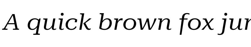 Preview of Roboto Serif 72pt ExtraExpanded Italic font