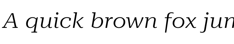 Preview of Roboto Serif 72pt ExtraExpanded Light Italic font