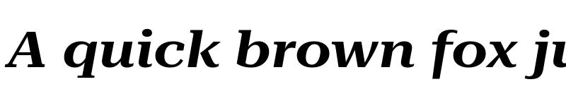 Preview of Roboto Serif 72pt ExtraExpanded SemiBold Italic font