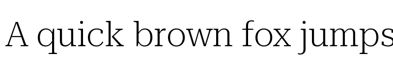 Preview of Roboto Serif 72pt ExtraLight font