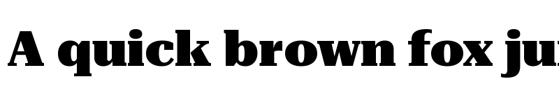 Preview of Roboto Serif 72pt SemiExpanded Black font