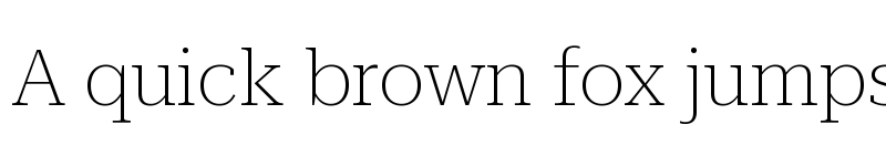 Preview of Roboto Serif 72pt SemiExpanded Thin font