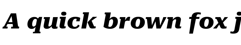 Preview of Roboto Serif Expanded ExtraBold Italic font