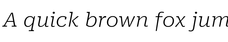Preview of Roboto Serif Expanded ExtraLight Italic font