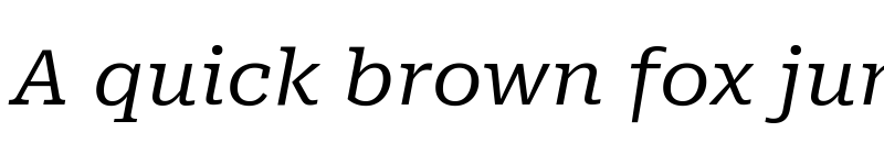 Preview of Roboto Serif Expanded Italic font