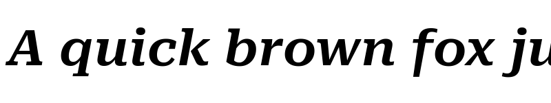 Preview of Roboto Serif Expanded SemiBold Italic font