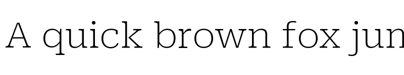 Preview of Roboto Serif Expanded Thin font