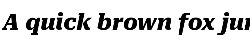 Preview of Roboto Serif ExtraBold Italic font