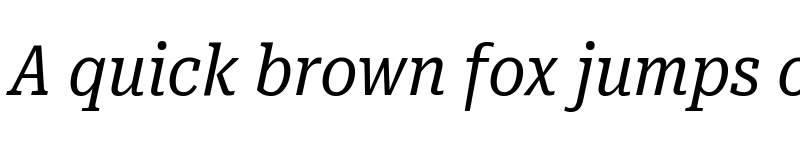 Preview of Roboto Serif ExtraCondensed Italic font